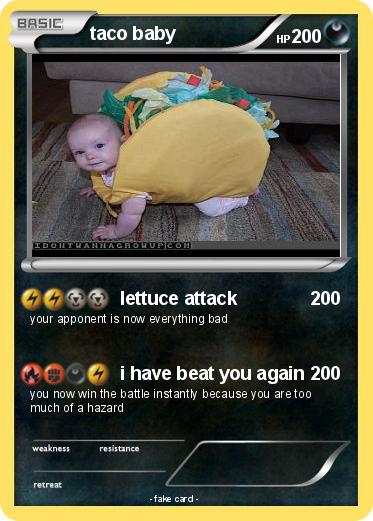 Pokemon taco baby
