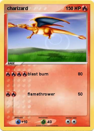 Pokemon charizard