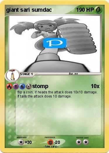 Pokemon giant sari sumdac