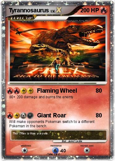 Pokemon Tyrannosaurus
