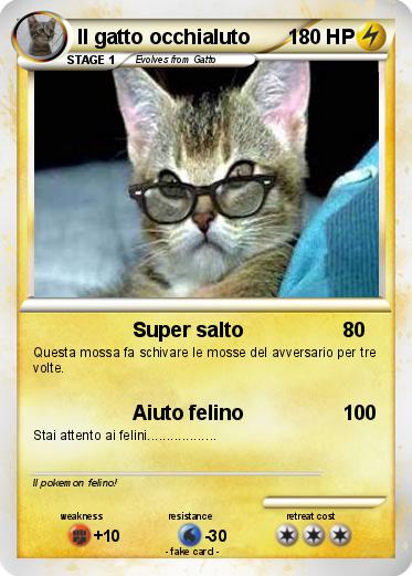 Pokemon Il gatto occhialuto