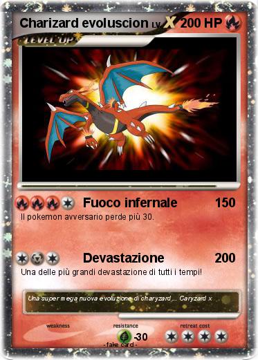 Pokemon Charizard evoluscion