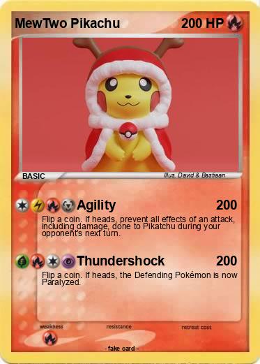 Pokemon MewTwo Pikachu