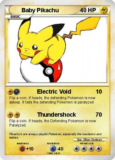 Pokemon Baby Pikachu