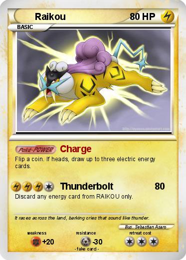 Pokemon Raikou