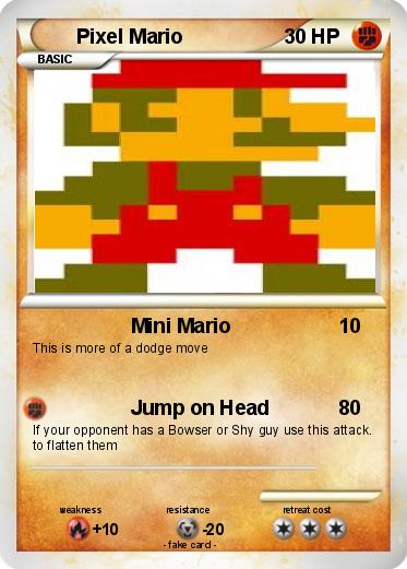 Pokemon Pixel Mario
