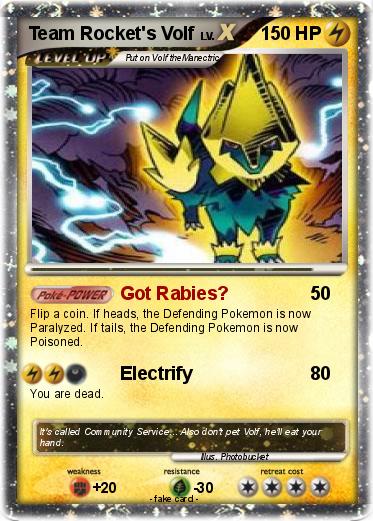 Pokemon Team Rocket's Volf