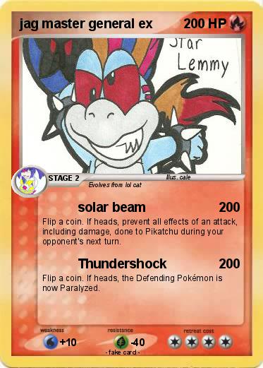 Pokemon jag master general ex