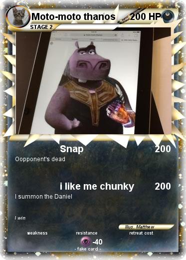 Pokemon Moto-moto thanos