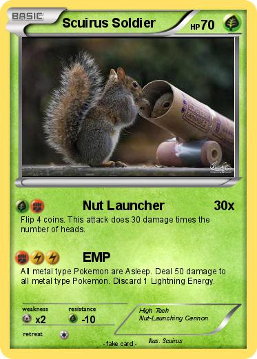 Pokemon Scuirus Soldier