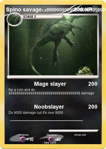 Pokemon Spino savage