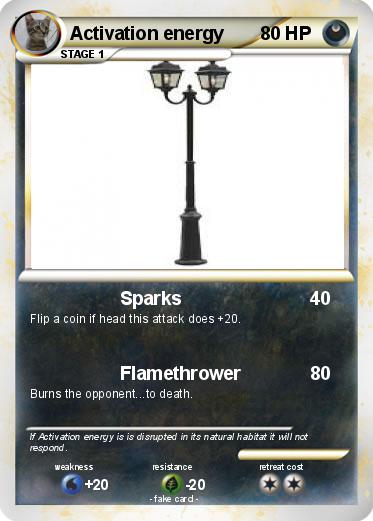 Pokemon Activation energy