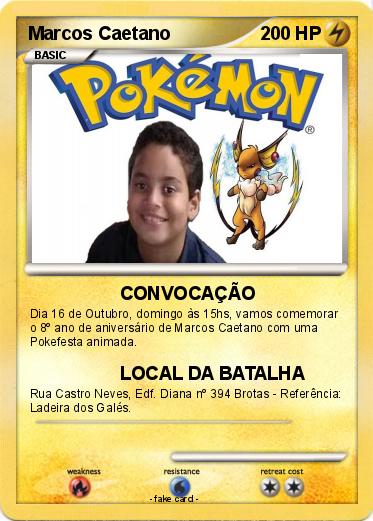 Pokemon Marcos Caetano