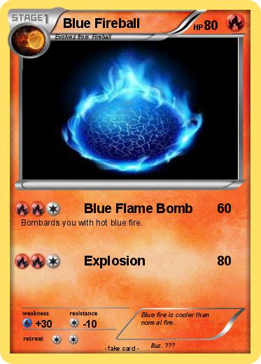 Pokemon Blue Fireball