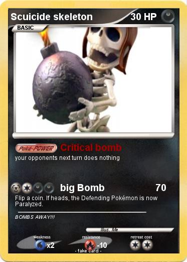 Pokemon Scuicide skeleton