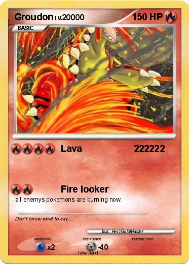 Pokemon Groudon