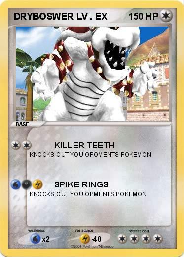 Pokemon DRYBOSWER LV . EX