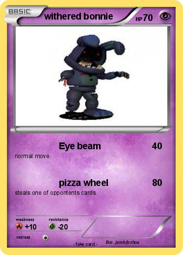 Pokemon withered bonnie