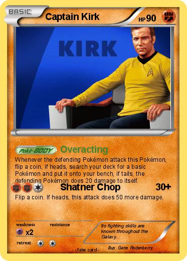 Pokemon Captain Kirk