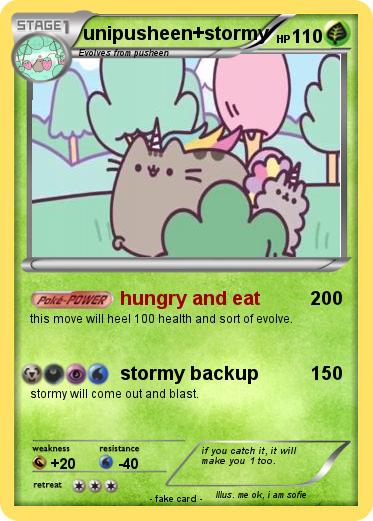 Pokemon unipusheen+stormy