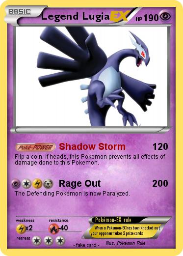 Pokemon Legend Lugia