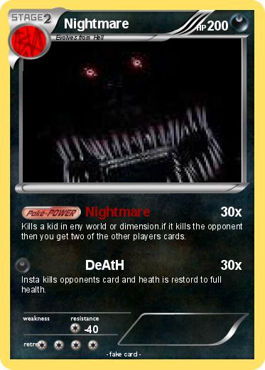 Pokemon Nightmare