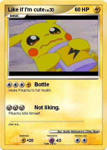 Pokemon Like if I'm cute