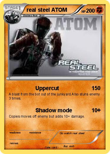 Pokemon real steel ATOM