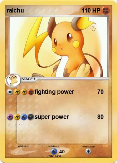 Pokemon raichu