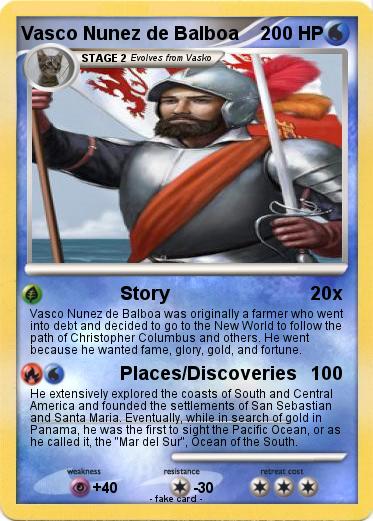 Pokemon Vasco Nunez de Balboa