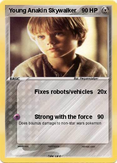 Pokemon Young Anakin Skywalker