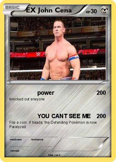 Pokemon EX John Cena