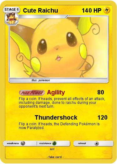 Pokemon Cute Raichu