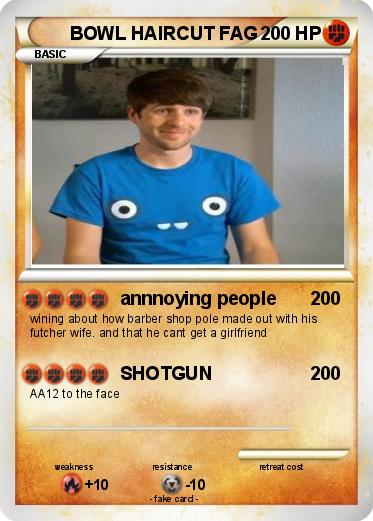 Pokemon BOWL HAIRCUT FAG