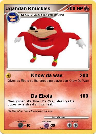 Pokemon Ugandan Knuckles