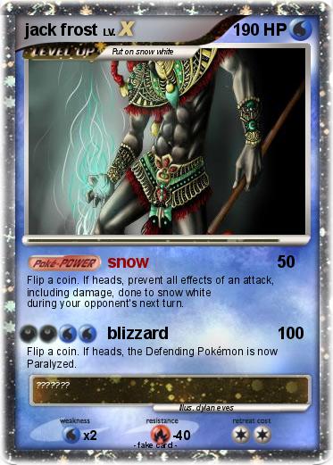 Pokemon jack frost