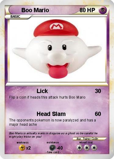 Pokemon Boo Mario