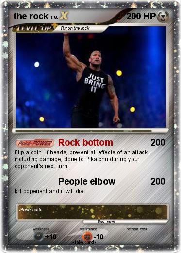 Pokemon the rock