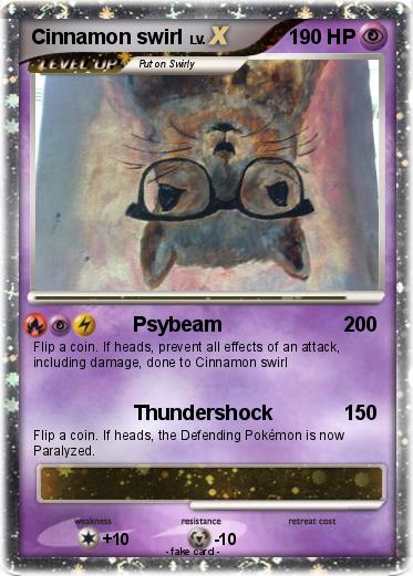 Pokemon Cinnamon swirl