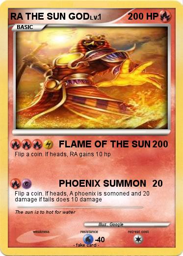 Pokemon RA THE SUN GOD