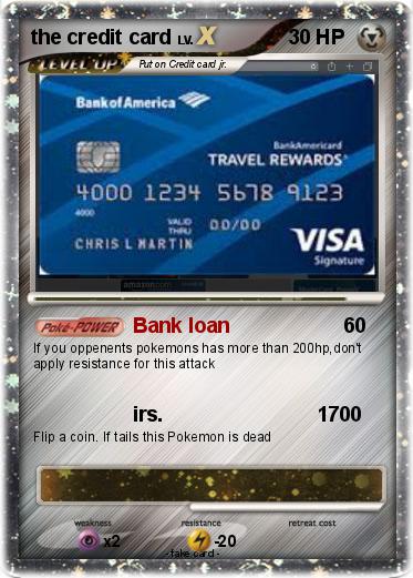 Pokemon the credit card