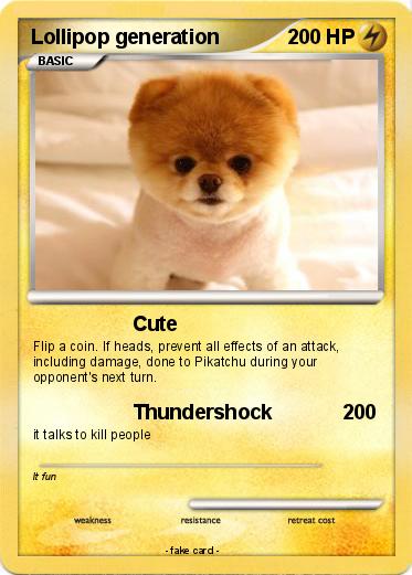 Pokemon Lollipop generation