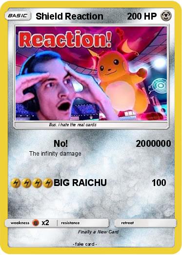 Pokemon Shield Reaction