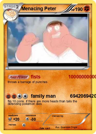 Pokemon Menacing Peter