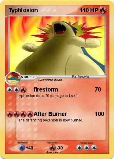 Pokemon Typhlosion