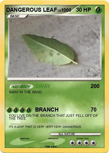 Pokemon DANGEROUS LEAF