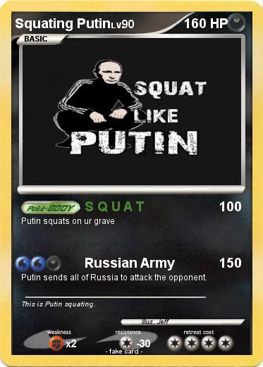 Pokemon Squating Putin