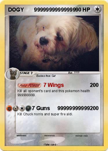 Pokemon DOGY       99999999999999