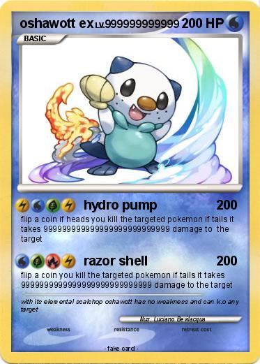 Pokemon oshawott ex