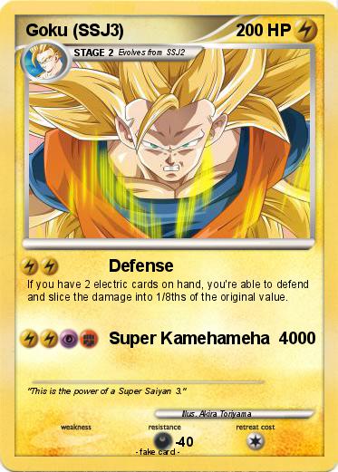 Pokemon Goku (SSJ3)